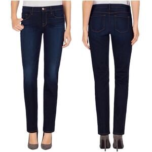 J. BRAND Dark Wash Straight Leg High Rise Jeans High Waist Size 31 Waist 31"